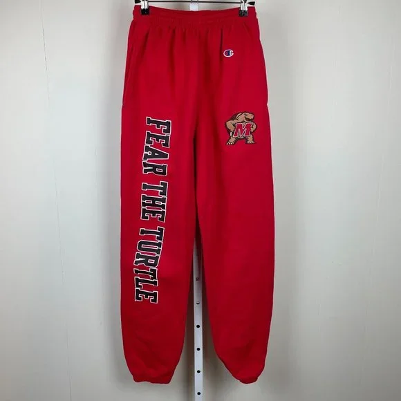 red joggers champion